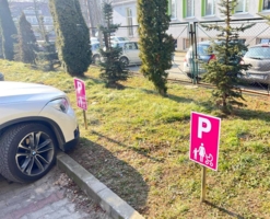 Parking dla rodziców z dziećmi przed MCM